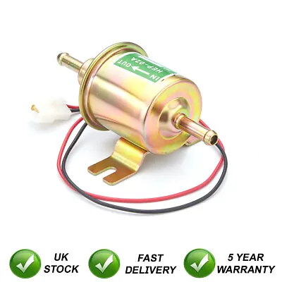 £39.99 • Buy 12v Electric Universal Petrol Diesel Fuel Pump Positive Earth Kit Car Fpu5p03
