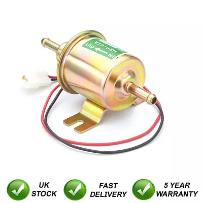 £39.99 • Buy 12v Electric Universal Petrol Diesel Fuel Pump Positive Earth Kit Car Fpu5p03