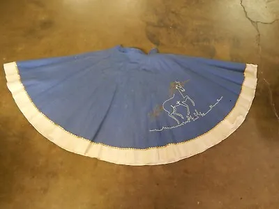 Vintage 50’s Felt (Poodle) UNICORN Skirt - By Srader • $180