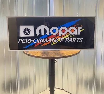 Mopar Performance Parts Backlit Sign Plymouth Dodge Hemi Direct Connection • $269.99