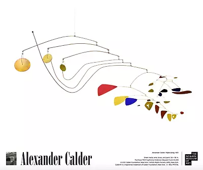 Alexander Calder Limited Edition Art Poster Print Featuring  Triple Gong  Mobile • $149