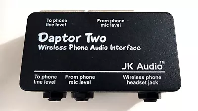 JK Audio Daptor Two - Wireless Phone Audio Interface • $198