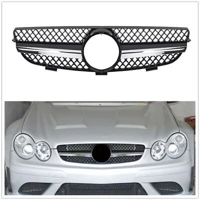 Front Bumper Grille Grill For 2003 2004-2009 Benz W209 CLK Class CLK320 CLK500 • $103.93