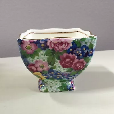 Vintage Royal Winton Grimwades Chintz JULIA Square Open Sugar Bowl • $32