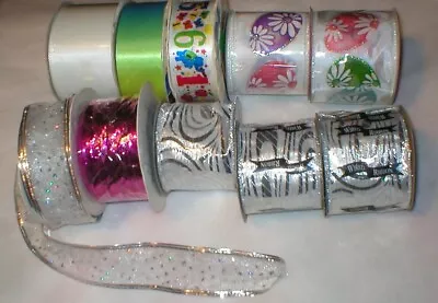 Mixed Lot Of 10 Craft Ribbons Sold As Is • $17.50