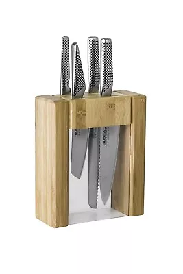 Global Teikoku 5 Piece Knife Block Set Rrp $699.00 • $349