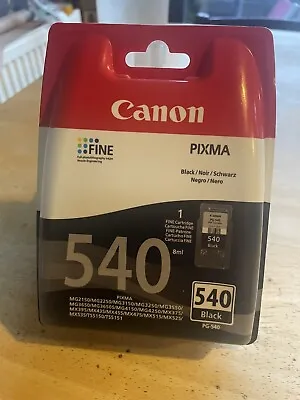 £17.50 • Buy Original Genuine Canon PG540 Black Ink Cartridge For PIXMA MG2150 MG3150