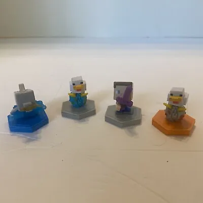 Mincraft Earth Boost Mini Figures Lot Of 4 - Chicken Steve Dolphin • $6.99