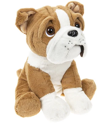 £9.95 • Buy 27cm Cute Sitting British English Bulldog Dog Puppy Teddy Soft Plush Toys Gift