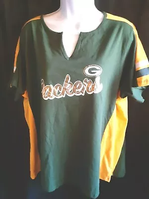 Green Bay Packers NFL Women's Majestic Plus Size Shirt 1X Or 2X  • $15.99