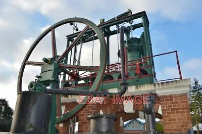 Photo  Loughborough Beam Engine . The Flywheel Governor Beam Cylinder And Steam • $1.96