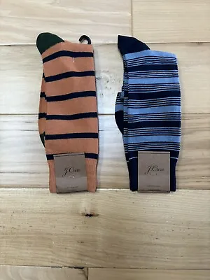 Lot Of 2 Pairs | New! J Crew Dress Socks | One Size • $6.99