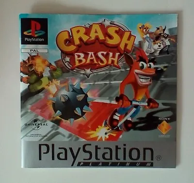 *INSTRUCTIONS ONLY* Crash Bash Manual PS1 PSOne Playstation PS 1 One PSX • £7.95