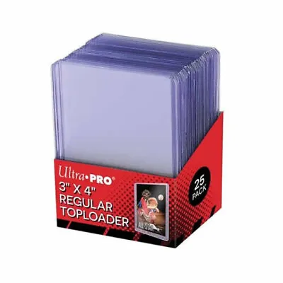 Ultra Pro Toploaders Clear Rigid Card Sleeves Top Loaders MTG/Pokemon (10-1000) • £34.95