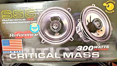 $202.50 • Buy Critical Mass Audio Ss5 5.25'' Speaker Focal Jl Morel Jbl Infinity Hertz Ads Ppi