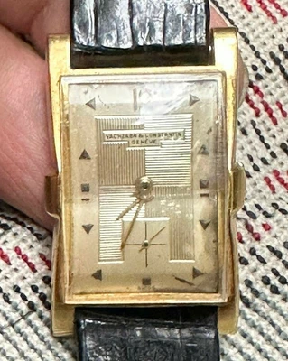 $5900 • Buy Vacheron Constantin Rectangular 32mm X 25mm Vintage Manual  Mens Watch