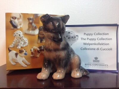 $29.99 • Buy 🔵🔴 Royal Copenhagen Puppy Collection Alsatian (German Shepherd) Figurine #754