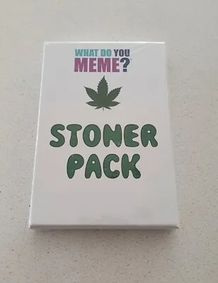 $14.99 • Buy What Do You Meme? Stoner Pack Party Game Expansion Set 2017 New & Sealed 