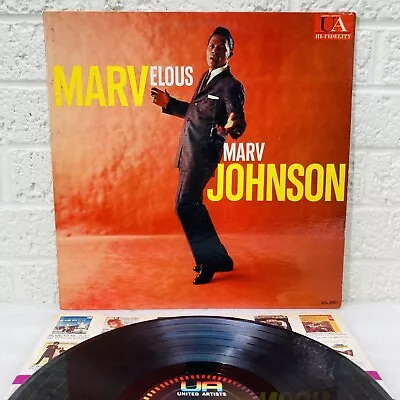 Marvelous Marv Johnson 12  LP United Artists UAL-3081 Mono 1960 Funk Soul • EX‼ • $29.95