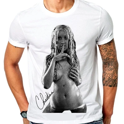 $17.09 • Buy Hot Christina Aguilera Sexy Album Gift For Fans Men S-4XL Shirt WS1968