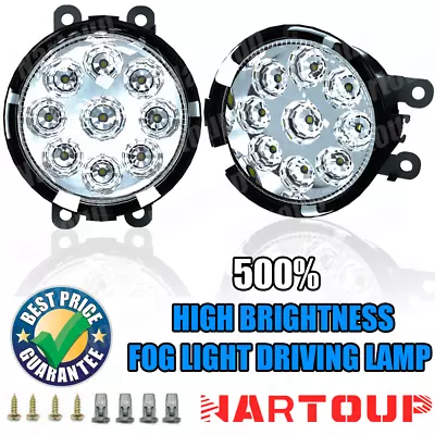 1Pair Fog Lights Lamp Clear Bulbs Fit For Acura Honda Ford Nissan Suzuki • $38.49