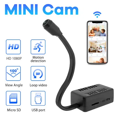 Mini Hidden Spy Nanny Camera Wireless Nanny Cam Wifi Home Security HD 1080P DVR • $7.58