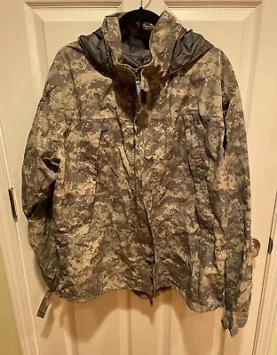 U.S. Military Extreme Cold/Wet Weather Gen III Layer 6 Camo Jacket Large Long • $119.99