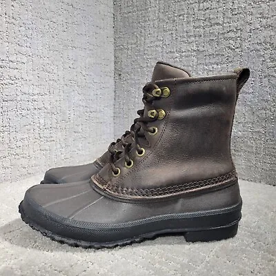 Ugg Yucca Men's Size 7 US Brown Leather Waterproof Winter Duck Boots 1015382 • $89