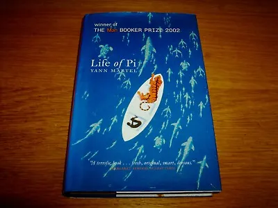 YANN MARTEL-LIFE OF PI -SIGNED-8th Imp/1ST-2002-HB-CANONGATE-G-BOOKER WINNER • £35