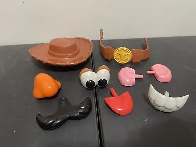 Mr. Potato Head Toy Story Woody Parts Pieces Hat Belt Extra Eyes Ears Nose 👃 • $25.99