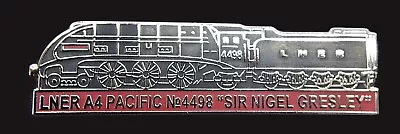 Black -L.N.E.R A4 Pacific No4498  Sir Nigel Gresley Railway Locomotive Pin Badge • $6.84