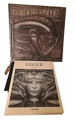 Lot Of 2 H R Giger Books:  Giger's Alien + Giger By HR Giger • $40