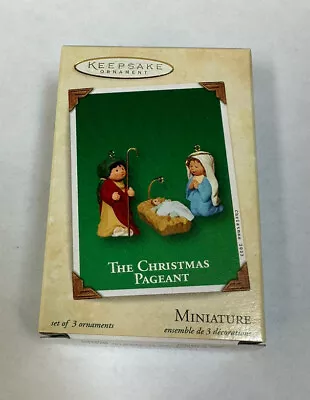 Hallmark The Christmas Pageant Miniature Keepsake Ornaments  • $12