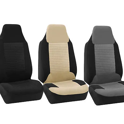 $22.32 • Buy Premium Fabric Universal Seat Covers Fit For Car Truck SUV Van - 2PC Front Seats