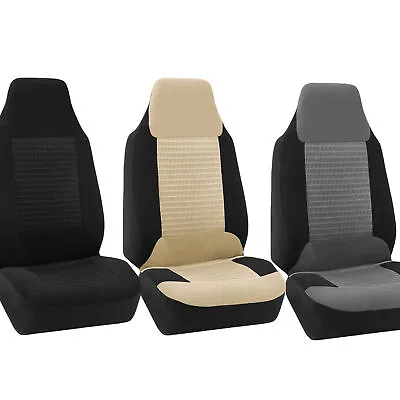 Premium Fabric Universal Seat Covers Fit For Car Truck SUV Van - 2PC Front Seats • $29.99