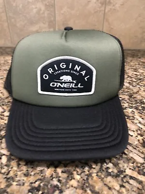 $23.95 • Buy O'Neill Surfing Bear Trucker Hat Snapback Color: Green/Black O/S (New W/Tags)