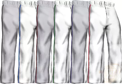 Easton Quantum Plus Youth Boys Piped Open Bottom Baseball Softball Pants A164618 • $12.99