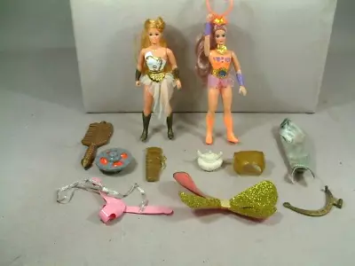 1984 Mattel She-Ra Princess Of Power Lot Of 2 Plus MOTU Accessories LOOK! • $10