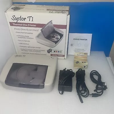 New ~ Systor T1 SPPD1 Thermal Disc Printer  (Windows Vista CD) • $63.88