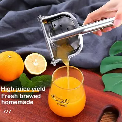 Manual Fruit Juicer Press Lemon/Orange Squeezer Premium Extractor Hand • $18.99