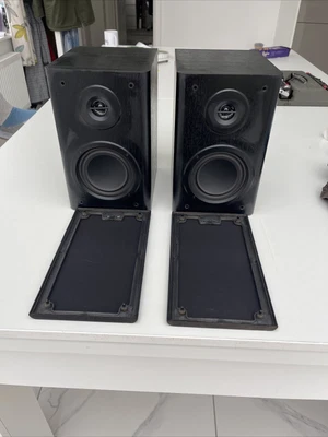 £9.99 • Buy Sandstrom SHFTPPH10 Bookshelf Stereo Speakers - Black - 6Ohm 50W