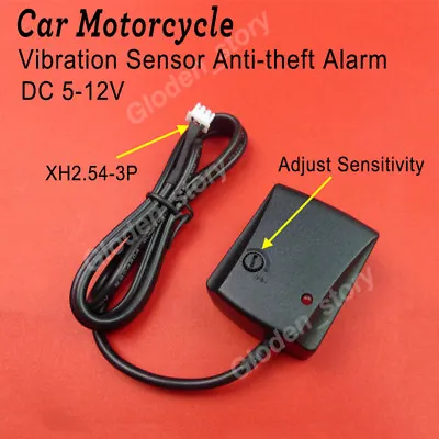DC 5V-12V Vibration Detector Sensor Auto-guard Anti-theft Alarm Car Motorcycle • $6.36
