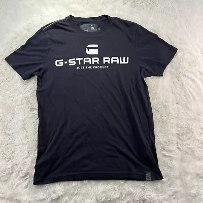 G Star Raw New Master Short Sleeve T-Shirt Mens Size M Black • $18.88