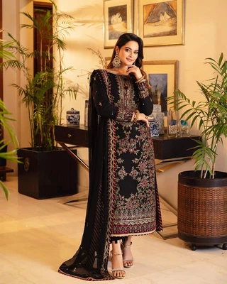£59.99 • Buy 💯 ASIM JOFA 2023 Embroidered Latest Maahru  Limelight Sapphire Maria B Eid