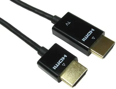£13.99 • Buy HDMI Lead ACTIVE Super Slim UHDMI Cable 18gbps 4k X 2k Short To Long 1m 2m 3m