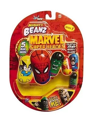 2003 Mighty Beanz Marvel Super Heroes Series 1 Includes 5 Beanz Doc Ock • $25