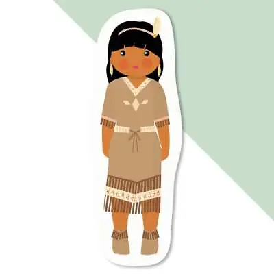 'A Native American Girl' Decal Stickers (DW044062) • £4.99