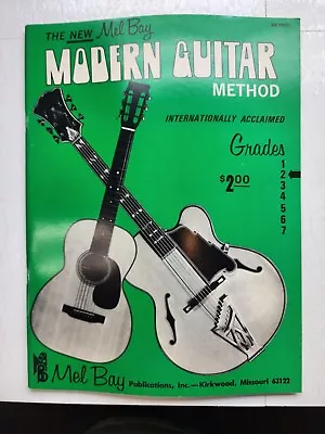 New Mel Bay Modern Guitar Method Grade 2 - 1973 - NOS • $11.69