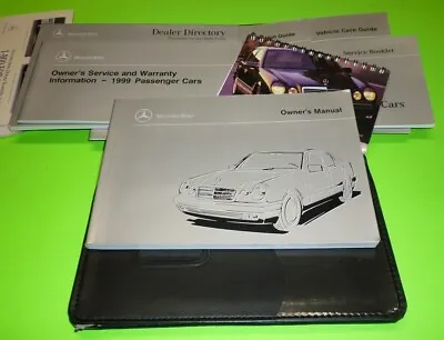1999 MERCEDES Benz E320 E430 E300 E55 Owners Manual SET 99 GUIDE E 320 430 +CASE • $44.99