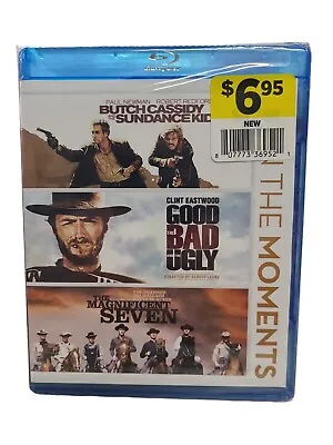 Butch Cassidy Good Bad Ugly Magnificent Seven (Blu Ray)  Western  • $6.40